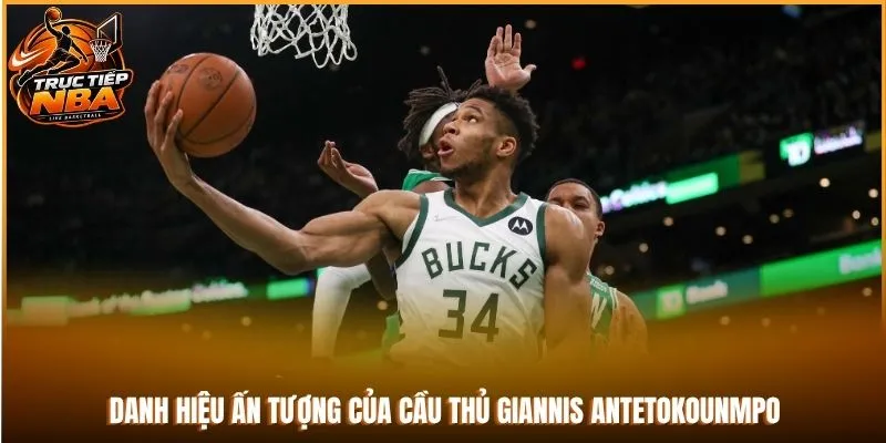 Danh hiệu ấn tượng của cầu thủ Giannis Antetokounmpo