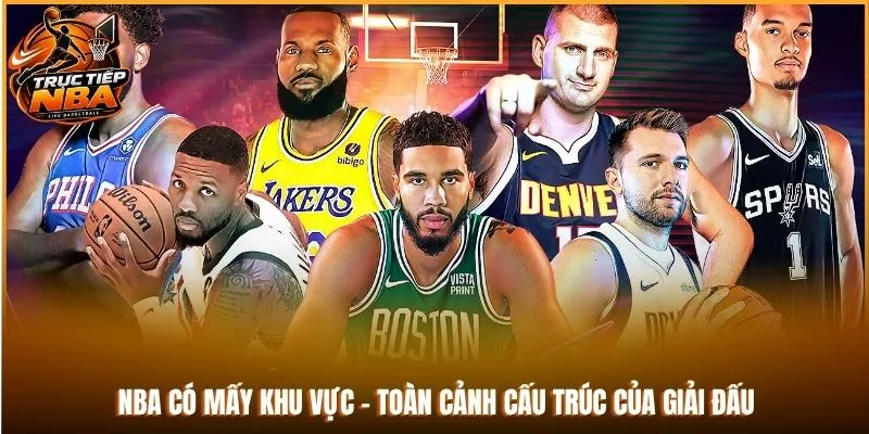 nba có mấy khu vực